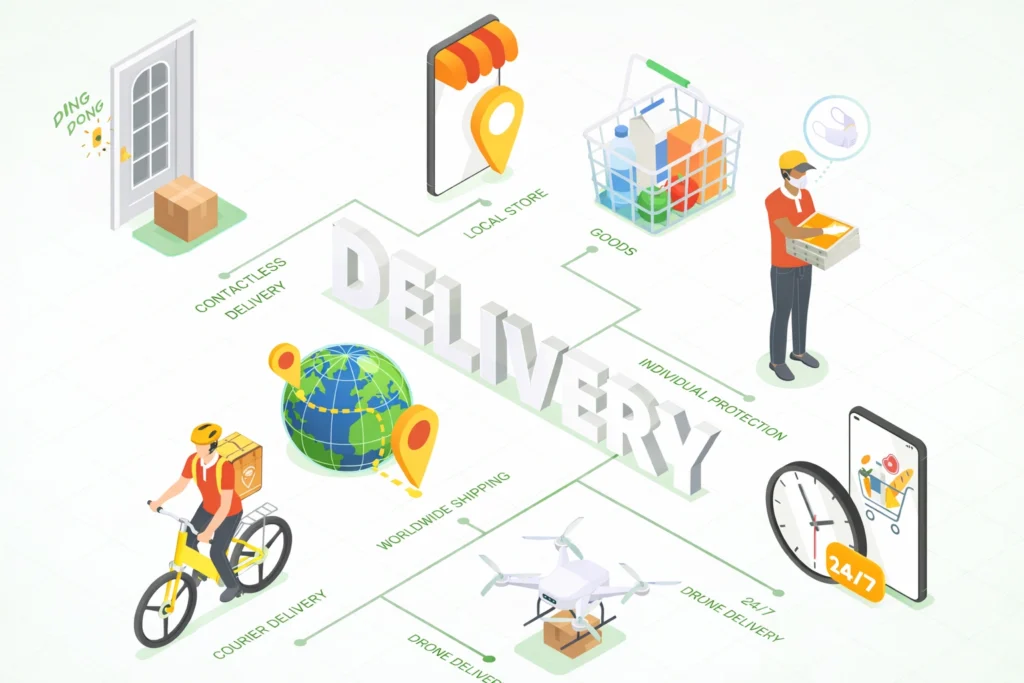 delivery system map